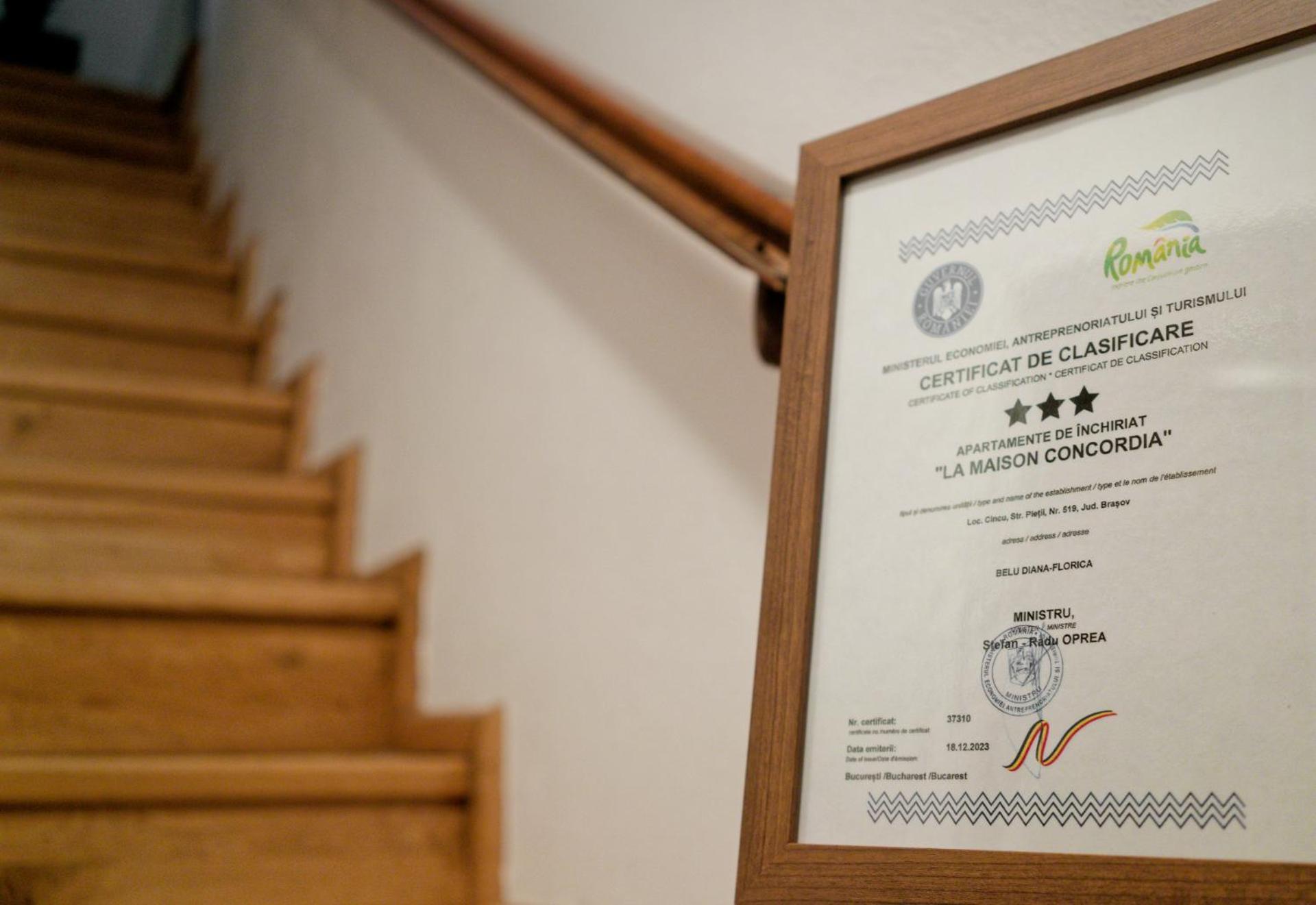 ,, La Maison Concordia " Cincu Exteriör bild